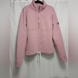 The Black Dog Ladies 1/2 Zip Sweatshirt. L NWT